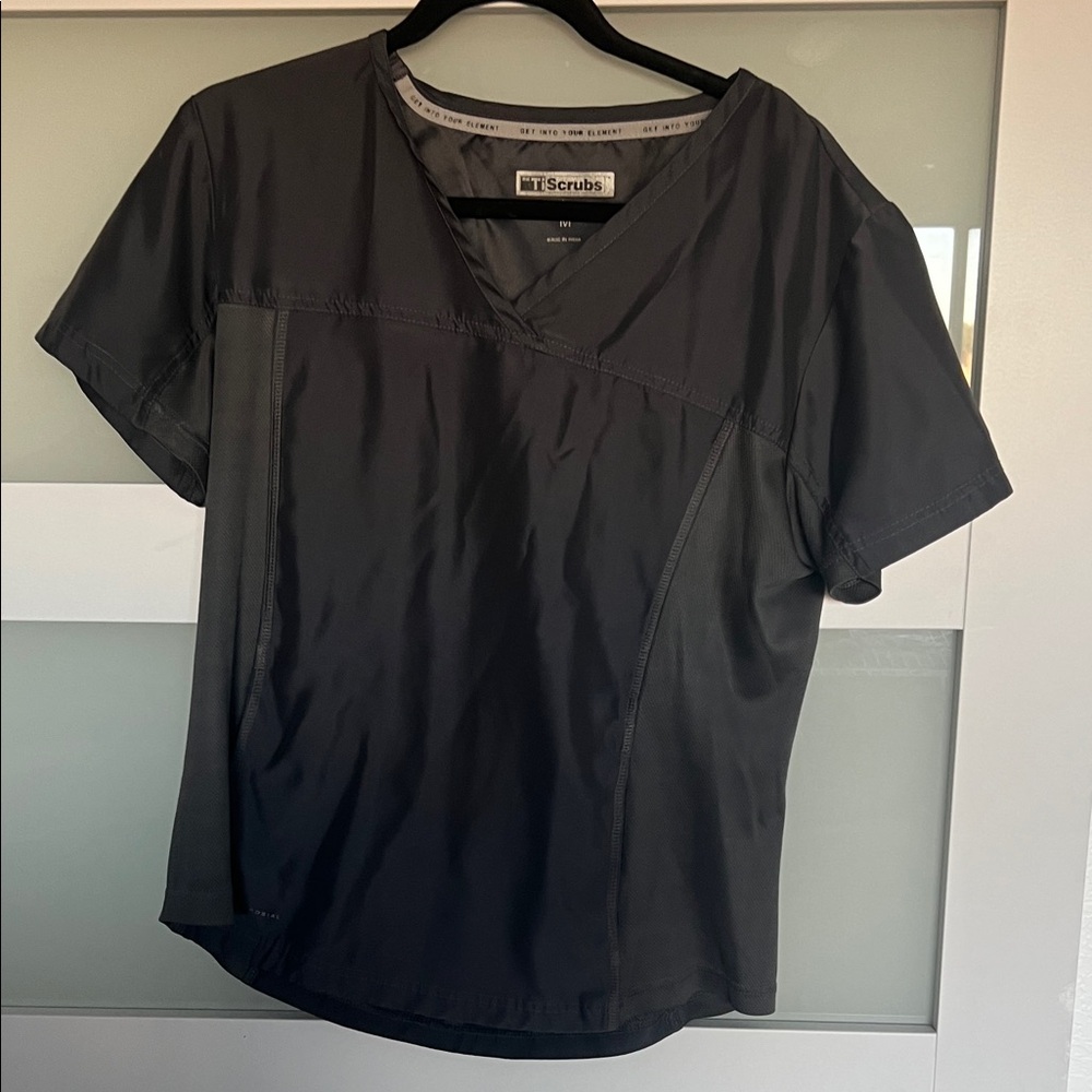 Dark Gray Women’s Scrub Top